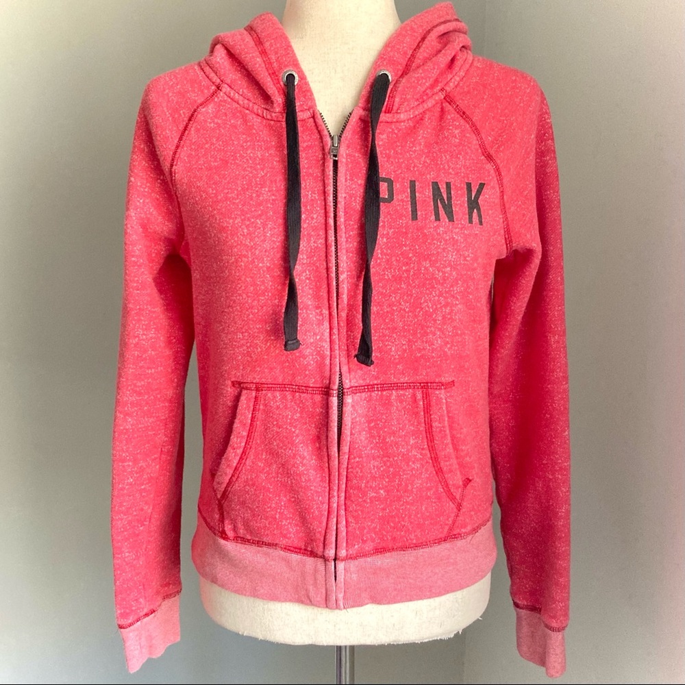 Victoria’s Secret PINK Heathered Coral Sweatshirt